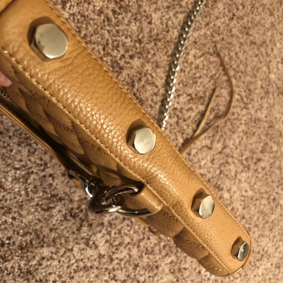 Rebecca Minkoff Mini Mac Tan Quilter Purse - Picture 3 of 4